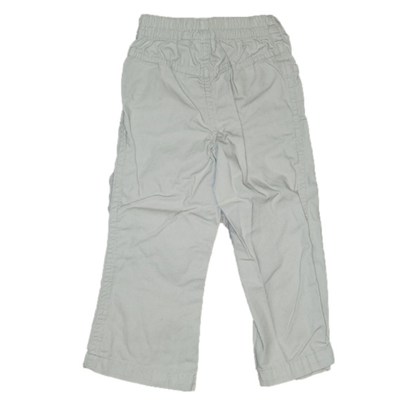 JUMPING BEANS Khaki Pants with Flower Button and Front Pockets - Picture 3 of 3